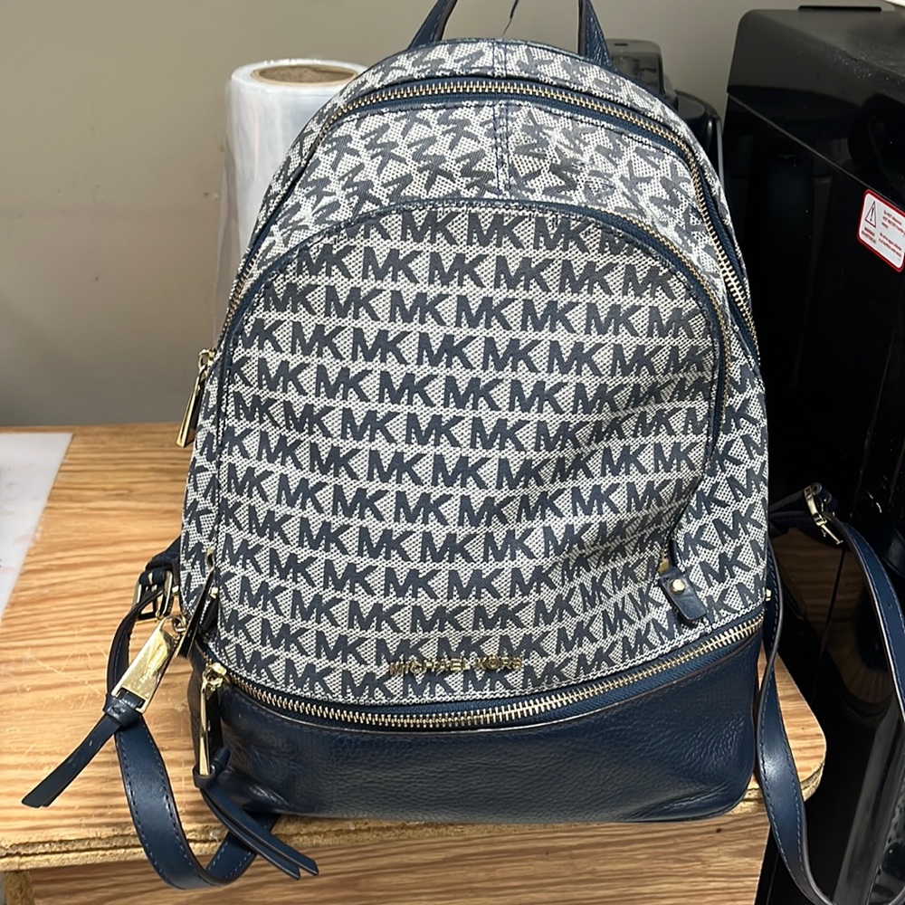 MK backpack . Used but good condition .